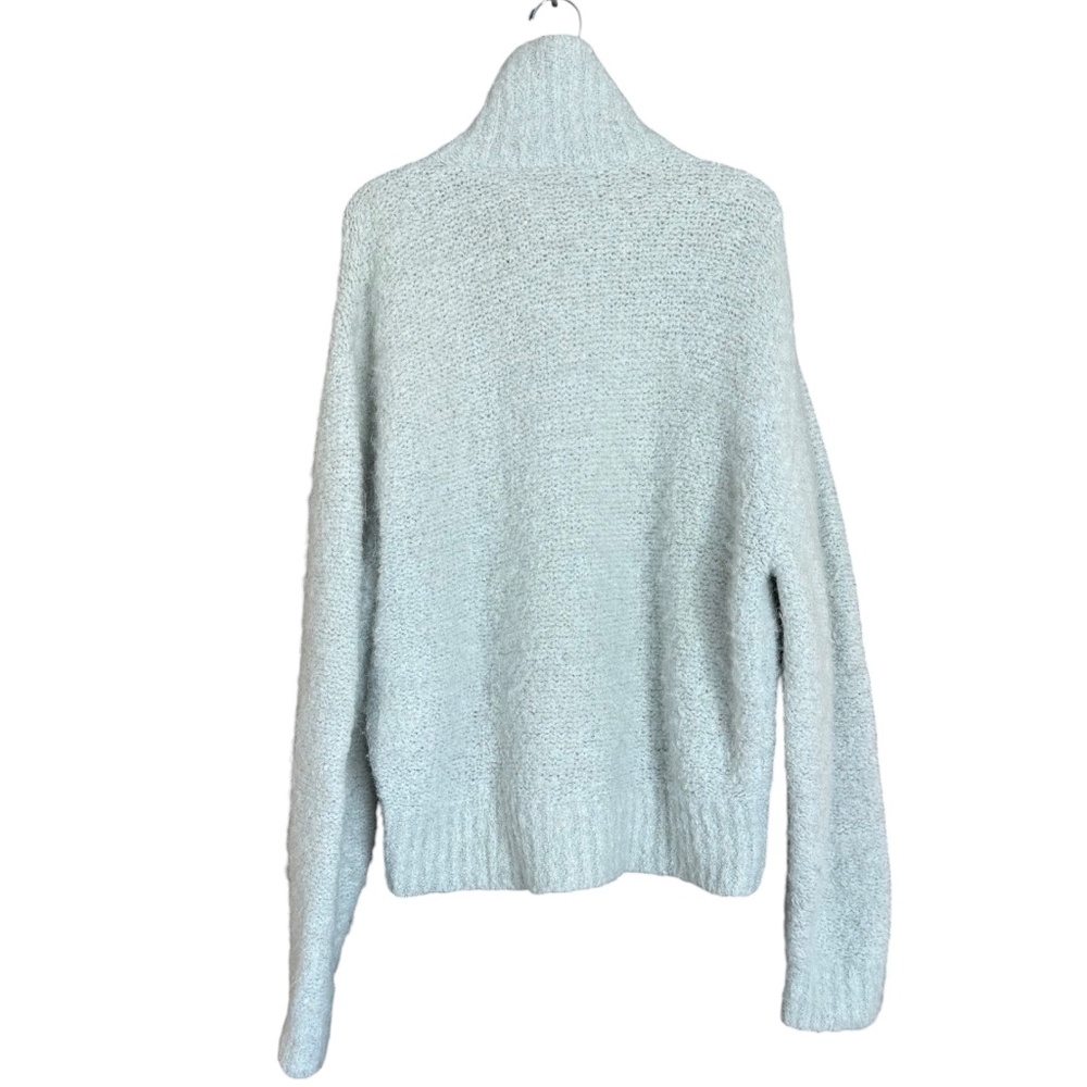Wilfred Free Sweater L Blue Alpaca Merino Wool Zip Up Cardigan - Picture 5 of 12